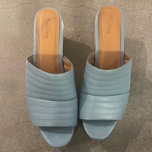beklina ribbed clog open toe / 10.5